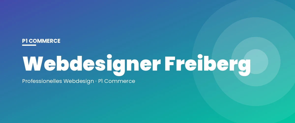 Webdesigner Freiberg – P1 Commerce Webagentur